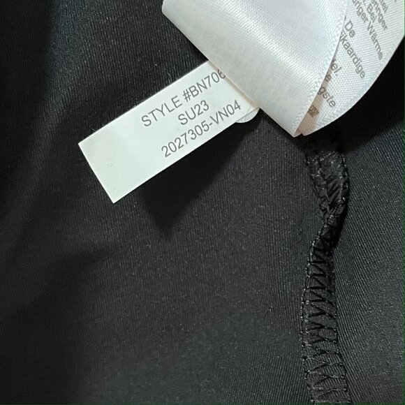 J Crew Racerback Active Dress Shorts Liner Size S Black Athletic Gym Workout NWT - Picture 6 of 7